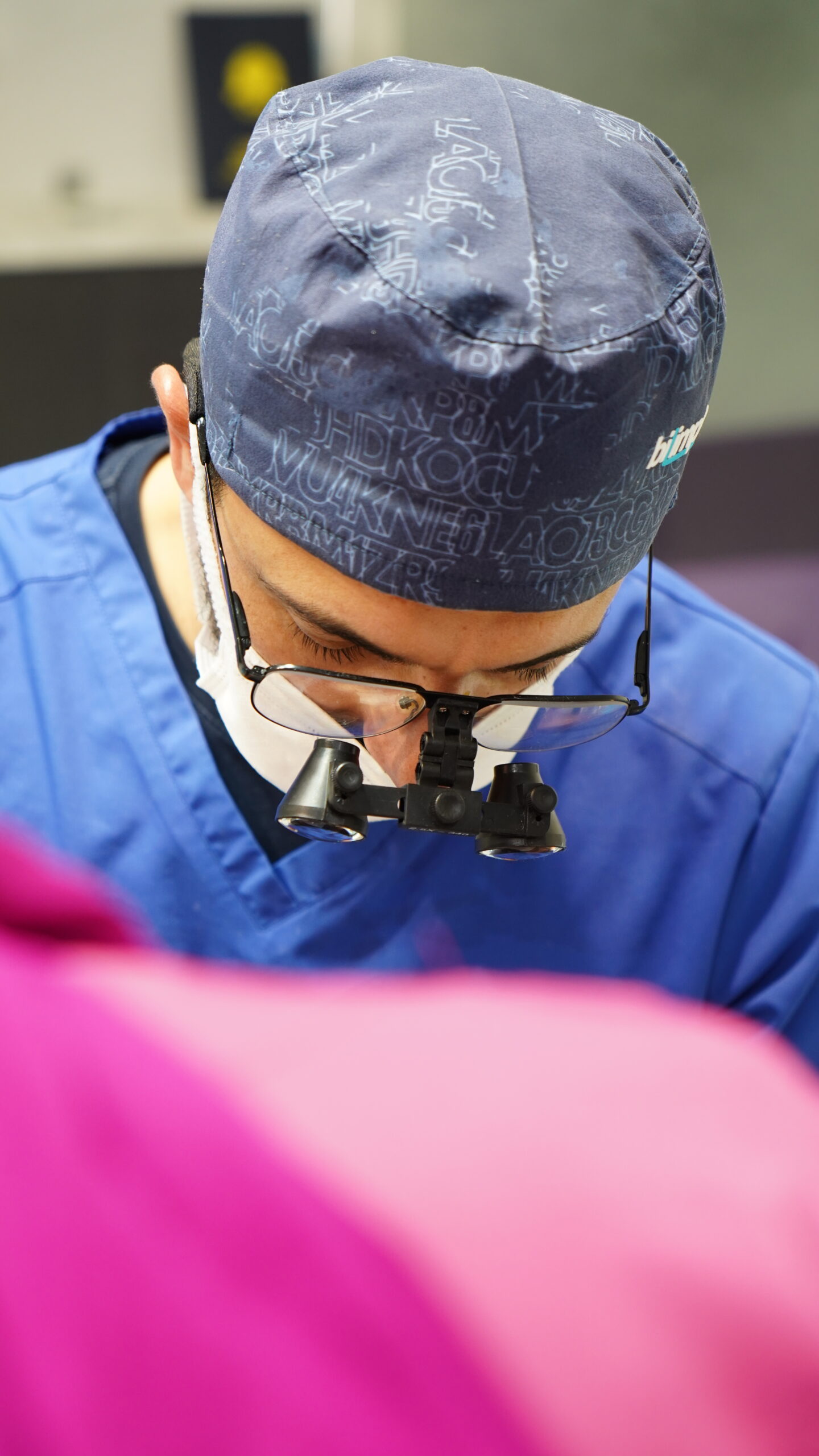Dr. Sallahi at work